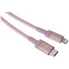 imageAmazon Basics Fast Charging USBC to Lightning iPhone Charger Cable Nylon Braided Cord MFi Certified Compatible Charger for Apple iPhone 14 13 12 11 X Xs Pro Pro Max Plus iPad 6 feet Dark GrayRose Gold