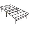 imageAmazon Basics Foldable Metal Platform Bed Frame with Tool Free Setup 14 Inches High Sturdy Steel Frame No Box Spring Needed Twin XL BlackBlack