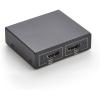 imageAmazon Basics HDMI Splitter 1 in 2 Out 4K60Hz for Dual Monitors Mirror Only BlackBlack  4K30Hz
