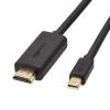 imageAmazon Basics Mini DisplayPort to HDMI Display Adapter Cable  6 ft Case of 52 Black6Feet