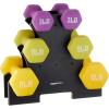 Rack with 3 Pairs (3  5  and 8 Pound)
