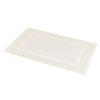 imageAmazon Basics NonSlip Cotton Bath Mat 100 Cotton Absorbent Machine Washable 31quot L x 20quot W Bright WhiteCream