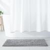 imageAmazon Basics Platinum Bathroom Rugs Extra Soft and Comfortable Shag Bath Mats NonSlip Quick Drying Machine Washable for Bathroom Floor Tub and Shower 21quot x 34quot PlatinumPlatinum