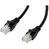 imageAmazon Basics RJ45 Cat 6 Ethernet Patch Cable 1Gpbs Transfer Speed GoldPlated Connectors 5 Foot  Pack of 5 Black25 Foot
