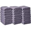 imageAmazon Basics Soft and Thick Cotton Hand Towels 16quot x 26quot Gray 12PackLavender