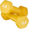 imageAmazon Basics Vinyl Coated Dumbbell Hand Weights2 Pounds  Pair