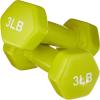 imageAmazon Basics Vinyl Coated Dumbbell Hand Weights3 Pounds  Pair