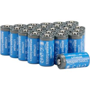imageAmazon Basics 12Pack NonRechargeable CR123A Lithium Batteries 3 Volt Up to 10Year Shelf Life24 Count