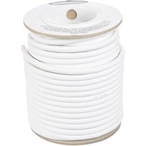 imageAmazon Basics 14gauge Audio Speaker Wire Cable  999 OxygenFree Copper 100foot White100Foot
