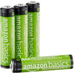 imageAmazon Basics 16Pack Rechargeable AAA NiMH Performance Batteries 800 mAh 12V Recharge up to 1000x Times PreCharged4 Count Pack of 1