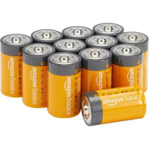 imageAmazon Basics 24Pack D Cell Alkaline AllPurpose Batteries 15 Volt 5Year Shelf Life12 Count Pack of 1