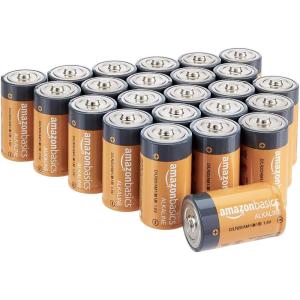 imageAmazon Basics 24Pack D Cell Alkaline AllPurpose Batteries 15 Volt 5Year Shelf Life96 count 4 Packs of 24