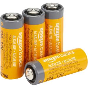 imageAmazon Basics 4Pack 23A Alkaline Battery 12 Volt LongLasting PowerPack of 4