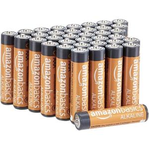 imageAmazon Basics AAA HighPerformance Alkaline Batteries 1000 Count 10 Packs of 100864 Count 24 Packs of 36
