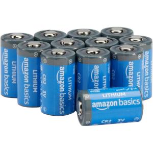 imageAmazon Basics CR2 Lithium Batteries 3 Volt Long Lasting Power Low SelfDischarge Rate Pack of 412 Count CR2CR15H270