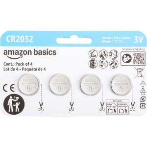 imageAmazon Basics CR2032 Lithium Batteries 10Pack ChildProof Package NonCoated  AirTag Compatible4 Count Pack of 1