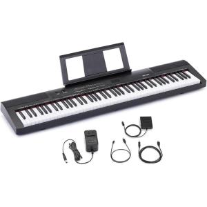 imageAmazon Basics Electric Keyboard Piano with 61 Keys Builtin Speakers Songs for Learning BlackFor Performance