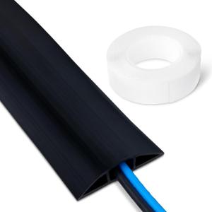 imageAmazon Basics Floor Cord Cover 6ft Length 26quot Diameter Black
