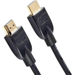 imageAmazon Basics HDMI Cable 6ft 4K60Hz HighSpeed 4K HDMI 20 Cord 18Gbps 2160p 48 bit Compatible with TVPS5XboxRoku Black10 Feet