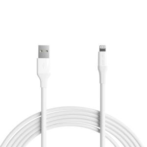 imageAmazon Basics MFi Certified USBA to Lightning Charger Cable for Apple iPhone iPad 10 Foot White 1PackWhite