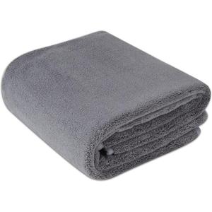 imageAmazon Basics Microfiber Car Drying Towel 36quotL x 25quotW GrayGray
