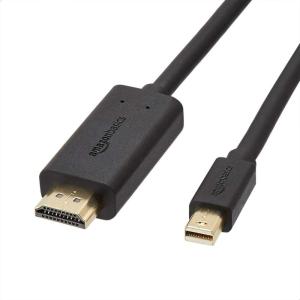 imageAmazon Basics Mini DisplayPort to HDMI Display Adapter Cable  6 ft Case of 52 Black6Feet