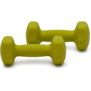 imageAmazon Basics Neoprene Dumbbell Hand Weights for Exercise and Muscle Toning5 Pound  Pair