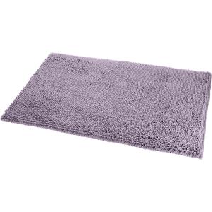 imageAmazon Basics Platinum Bathroom Rugs Extra Soft and Comfortable Shag Bath Mats NonSlip Quick Drying Machine Washable for Bathroom Floor Tub and Shower 21quot x 34quot PlatinumLavender