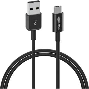 imageAmazon Basics USBC to USBA 20 Fast Charger Cable 480Mbps Speed USBIF Certified for Apple iPhone 1615 iPad Samsung Galaxy Tablets 3 Foot BlackBlack