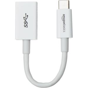 imageAmazon Basics USBC to USBA 31 Gen1 Female Adapter Cable Converter 5Gbps HighSpeed USBIF Certified for Laptops Tablets Phones iPhone 1615 WhiteWhite
