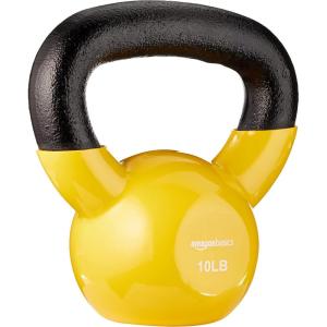 imageAmazon Basics Vinyl Kettlebell10 Pounds