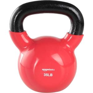 imageAmazon Basics Vinyl Kettlebell35 Pounds