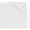 imageAmazon Basics 100 Cotton Jersey Knit Fitted Crib Sheet for Boys and Girls fits Standard Crib and Toddler Mattress Breathable Super Soft 28 x 52 Inches PinkWhite