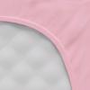 imageAmazon Basics 100 Cotton Jersey Knit Fitted Crib Sheet for Boys and Girls fits Standard Crib and Toddler Mattress Breathable Super Soft 28 x 52 Inches PinkPink