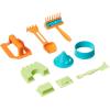 imageAmazon Basics 11 Piece Moldable Sensory Sand Toy Kit with Castle Molds and Tools 3lbs Blue Color for Kids Ages 3 and UpBlue