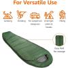 imageAmazon Basics 20F Cold Weather Mummy Sleeping Bag 82 Inches x 33 Inches Olive Green