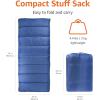 imageAmazon Basics 30F Cool Weather Sleeping Bag 75 Inches x 33 Inches Blue