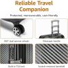 imageAmazon Basics 30Inch Hardside Checked Luggage With TSA Lock Hardshell Suitcase With Wheels Expandable For Up to 125 More Space With ScratchResistant Surface 8 Multidirectional Wheels BlackBlack