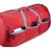 imageAmazon Basics 32quot Extra Large Foldable Duffle Bag for Travel ampamp Storage with ExteriorInterior Zippered Pockets LightweightDurable Nylon Material 50LBS Capacity 9254 Cubic Inch 150L RedRed