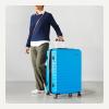 imageAmazon Basics 3Piece Set 21quot 26quot 30quot Hardshell Suitcases With Wheels Expandable For Up to 25 More Space With ScratchResistant Surface Four Multidirectional Wheels Light BlueLight Blue