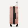 imageAmazon Basics 3Piece Set 21quot 26quot 30quot Hardshell Suitcases With Wheels Expandable For Up to 25 More Space With ScratchResistant Surface Four Multidirectional Wheels Light BlueRose Gold