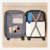 imageAmazon Basics 3Piece Set 21quot 26quot 30quot Hardshell Suitcases With Wheels Expandable For Up to 25 More Space With ScratchResistant Surface Four Multidirectional Wheels Light BlueLight Blue