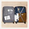 imageAmazon Basics 3Piece Set 21quot 26quot 30quot Hardshell Suitcases With Wheels Expandable For Up to 25 More Space With ScratchResistant Surface Four Multidirectional Wheels Light BlueLight Blue