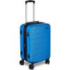 imageAmazon Basics 3Piece Set 21quot 26quot 30quot Hardshell Suitcases With Wheels Expandable For Up to 25 More Space With ScratchResistant Surface Four Multidirectional Wheels Light BlueLight Blue