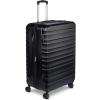 imageAmazon Basics 3Piece Set 21quot 26quot 30quot Hardshell Suitcases With Wheels Expandable For Up to 25 More Space With ScratchResistant Surface Four Multidirectional Wheels Light BlueBlack