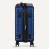 imageAmazon Basics 3Piece Set 21quot 26quot 30quot Hardshell Suitcases With Wheels Expandable For Up to 25 More Space With ScratchResistant Surface Four Multidirectional Wheels Light BlueNavy Blue