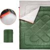 imageAmazon Basics 40F Cool Weather TwoPerson Sleeping Bag 87 Inches x 59 Inches Olive Green