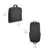 imageAmazon Basics 43quot Premium Garment Bag for Travel Suit Bag with Shoulder Strap for Suits and Dresses 1680D Polyester Fabric ExteriorInterior Pockets Leatherreinforced Corners Trifold BlackBlack