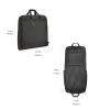 imageAmazon Basics 43quot Premium Garment Bag for Travel Suit Bag with Shoulder Strap for Suits and Dresses 1680D Polyester Fabric ExteriorInterior Pockets Leatherreinforced Corners Trifold BlackBlack