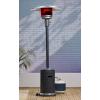 imageAmazon Basics 46000 BTU Outdoor Propane Patio Heater with Wheels Commercial ampamp Residential Slate Gray with Water Tank 321 x 321 x 913 inches LxWxHSlate Gray
